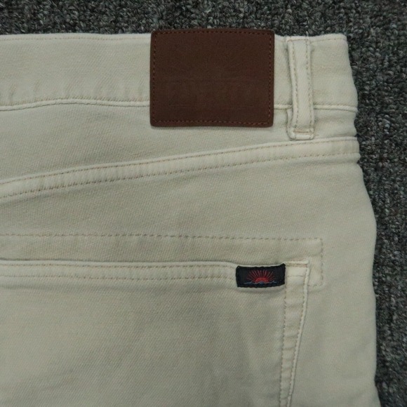 Faherty Pants Men 38x28‎ Stone Tan Stretch Terry Five Pocket Stretch - Picture 8 of 14